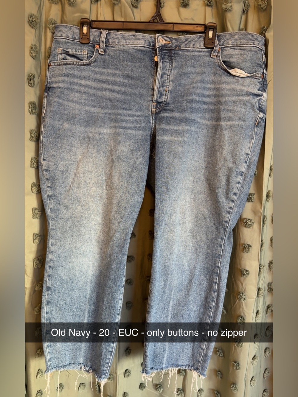 PLUS SIZE Old Navy Raw Hem Jeans